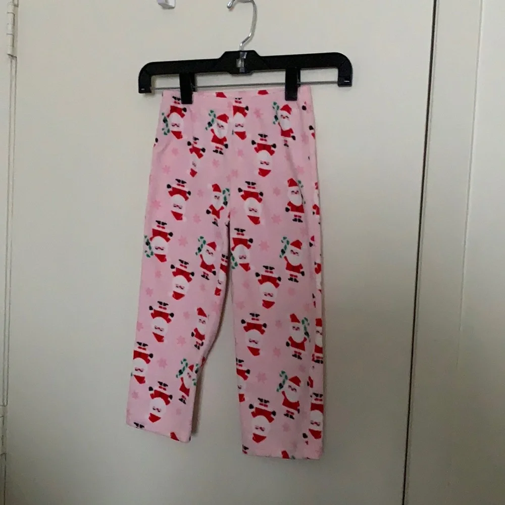 Santa Pajama Bottoms 5T Pre Owned